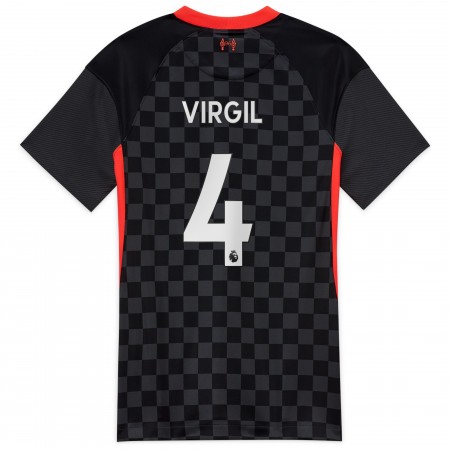 Fotballdrakt Liverpool Virgil van Dijk 4 Tredjetrøye 2020-2021 Kortermet